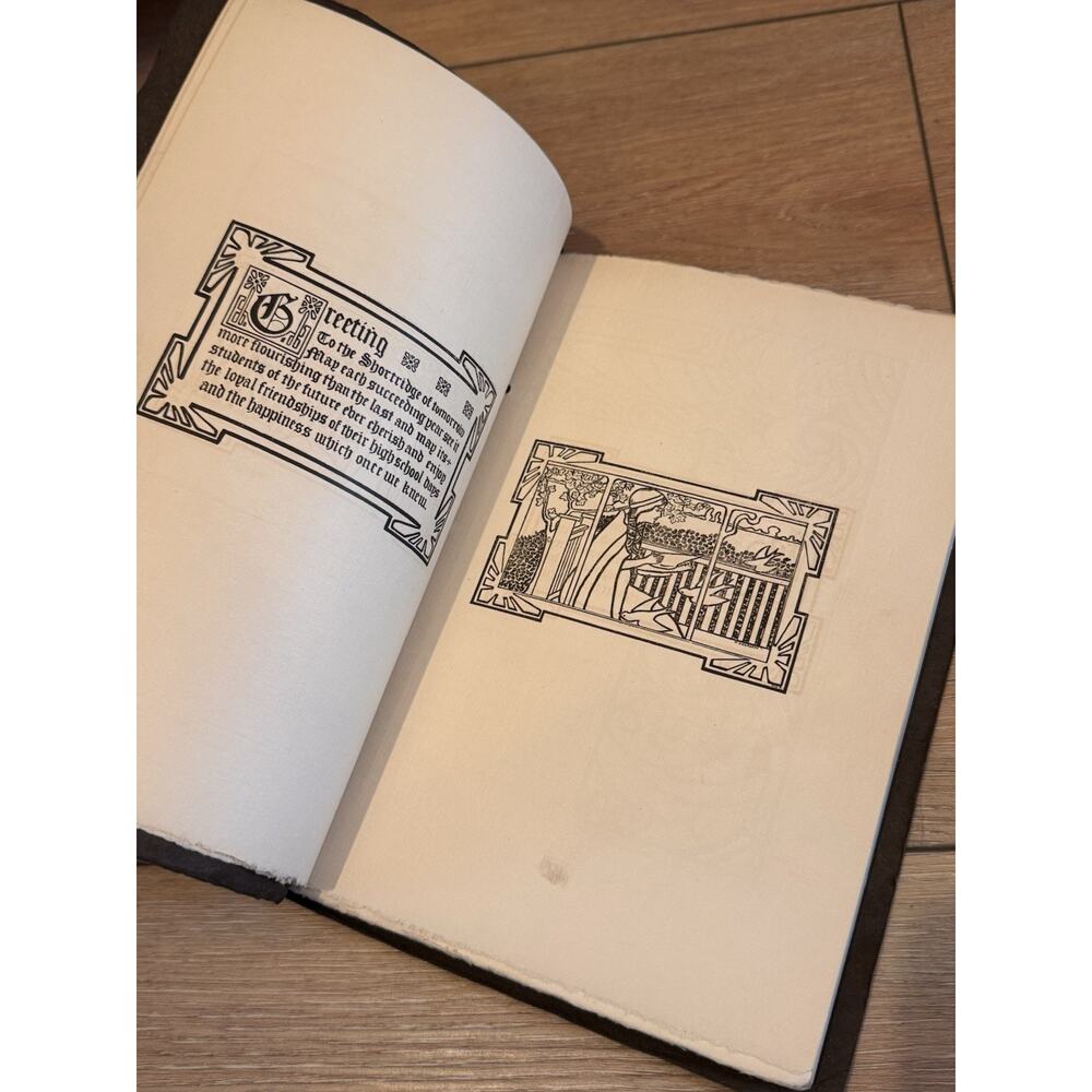 1908 Shortridge Highschool Yearbook Antique Victorian Ephemera Indiana RARE - Picture 11 of 16